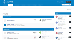 Desktop Screenshot of forum.phpvms.net